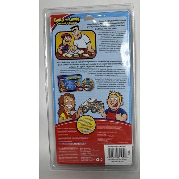 Lowes Build and Grow Project Kit Wood Monster Truck Building Set - New Sealed! - Picture 4 of 4